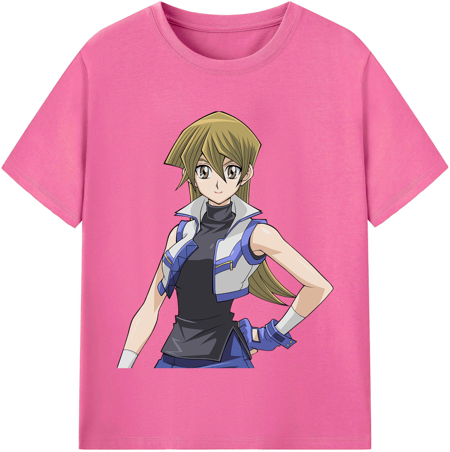 （画像用） 遊☆戯☆王 Yu-Gi-Oh! レディースカジュアルプリントTシャツ（綿100％）